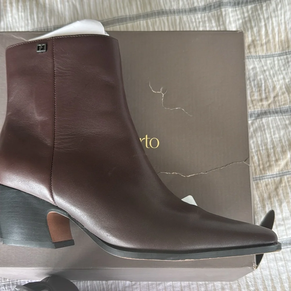 Franco Sarto Vivian Bootie in Brown Size 8M - Picture 9 of 13